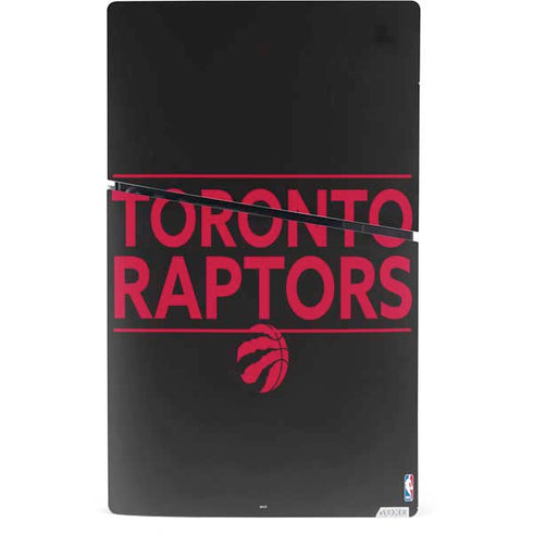 NBA Toronto Raptors Standard - Black PS5 Slim Digital Edition Bundle Skin