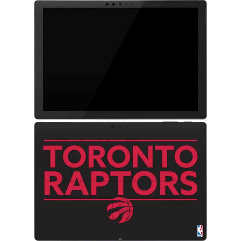 NBA Toronto Raptors Standard - Black Surface Pro 7 Skin