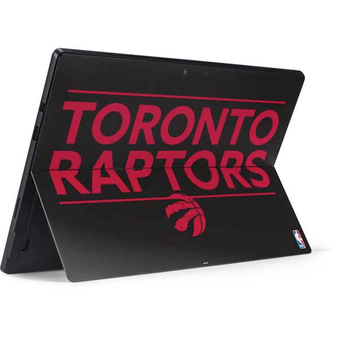 NBA Toronto Raptors Standard - Black Surface Pro 7 Skin