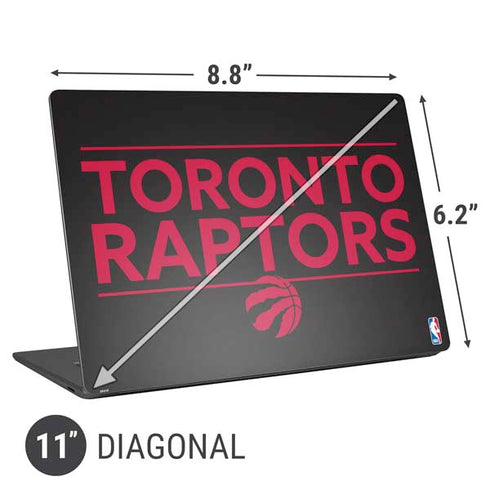 NBA Toronto Raptors Standard - Black Universal Laptop 11in (8.8 x 6.2in) Skin
