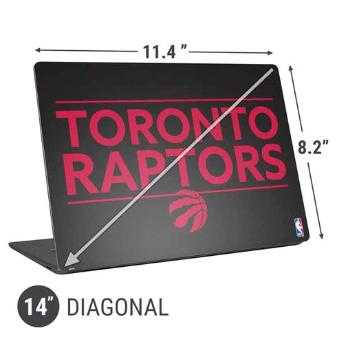 NBA Toronto Raptors Standard - Black Universal Laptop 14in (11.4 x 8.2in) Skin