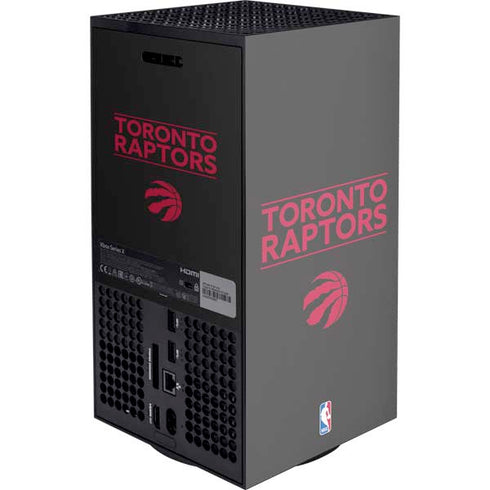 NBA Toronto Raptors Standard - Black Xbox Series X Console Skin