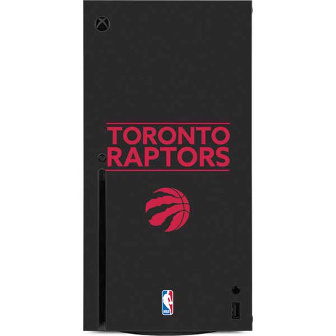 NBA Toronto Raptors Standard - Black Xbox Series X Console Skin