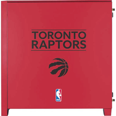 NBA Toronto Raptors Standard - Red Corsair 4000D Tempered Glass Mid-Tower ATX Case Skin