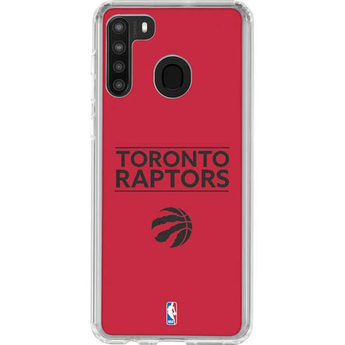 NBA Toronto Raptors Standard - Red Galaxy A21 Clear Case