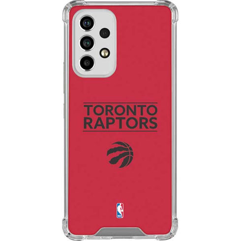 NBA Toronto Raptors Standard - Red Galaxy A53 5G Clear Case