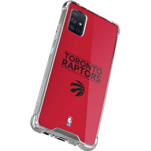 NBA Toronto Raptors Standard - Red Galaxy A71 5G Clear Case