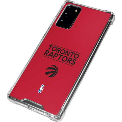 NBA Toronto Raptors Standard - Red Galaxy Note20 5G Clear Case