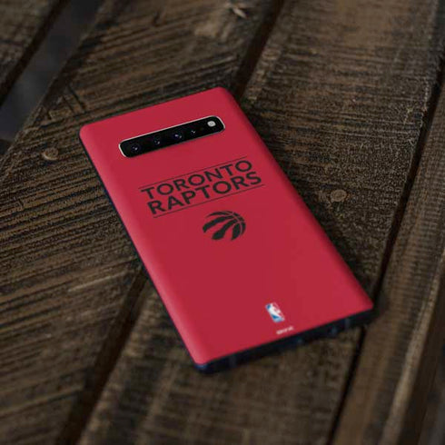 NBA Toronto Raptors Standard - Red Galaxy S10 Plus Skin