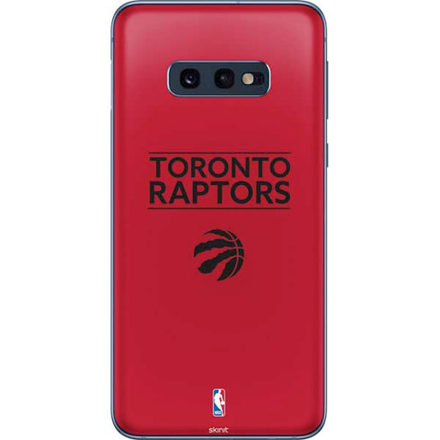 NBA Toronto Raptors Standard - Red Galaxy S10e Skin