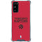 NBA Toronto Raptors Standard - Red Galaxy S20 FE Clear Case