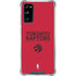NBA Toronto Raptors Standard - Red Galaxy S20 FE Clear Case