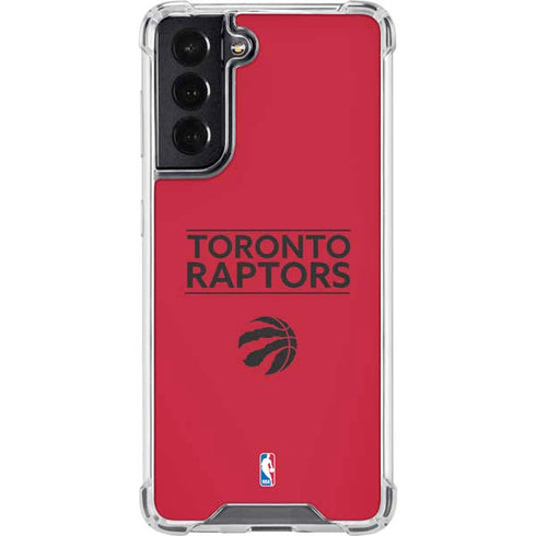 NBA Toronto Raptors Standard - Red Galaxy S22 Clear Case
