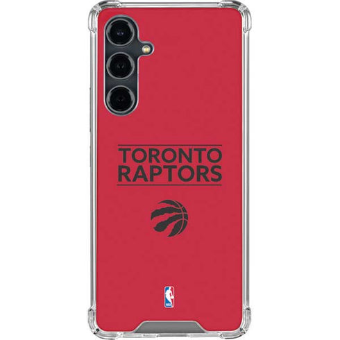 NBA Toronto Raptors Standard - Red Galaxy S23 FE Clear Case