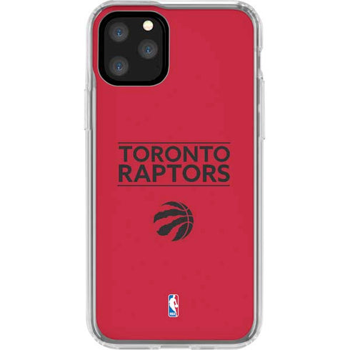 NBA Toronto Raptors Standard - Red iPhone 11 Pro Clear Case