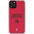 NBA Toronto Raptors Standard - Red iPhone 11 Pro Clear Case