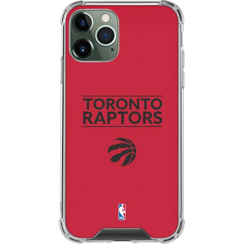 NBA Toronto Raptors Standard - Red iPhone 11 Pro Max Clear Case