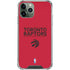 NBA Toronto Raptors Standard - Red iPhone 11 Pro Max Clear Case