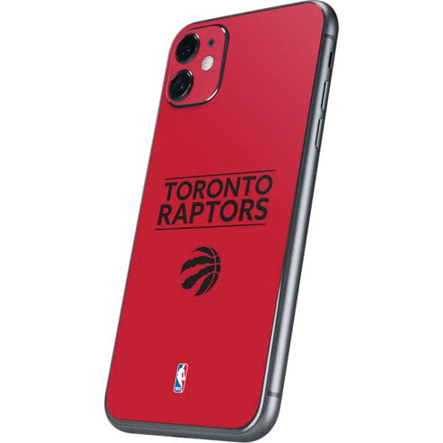 NBA Toronto Raptors Standard - Red iPhone 11 Skin