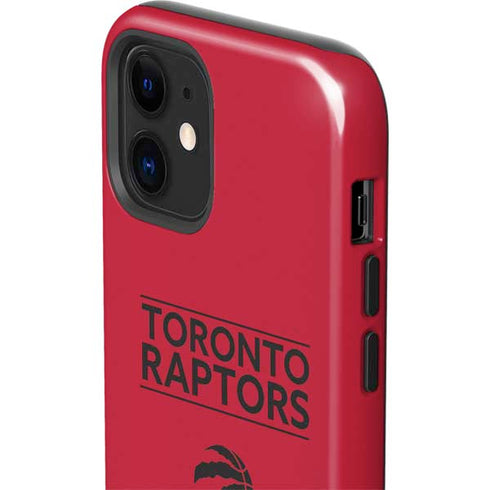 NBA Toronto Raptors Standard - Red iPhone 12 Impact Case