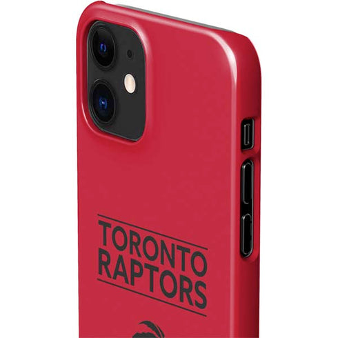 NBA Toronto Raptors Standard - Red iPhone 12 Mini Lite Case