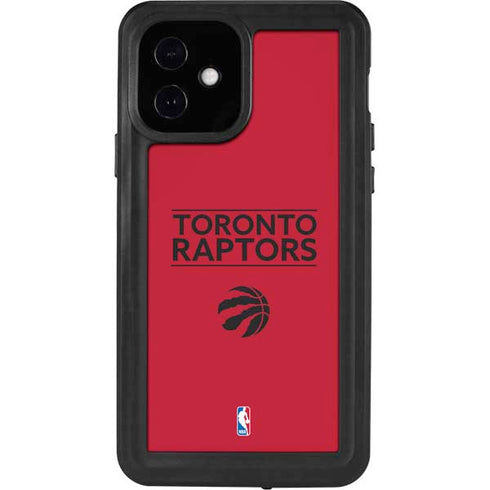 NBA Toronto Raptors Standard - Red iPhone 12 Waterproof Case