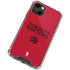 NBA Toronto Raptors Standard - Red iPhone 13 Mini Clear Case