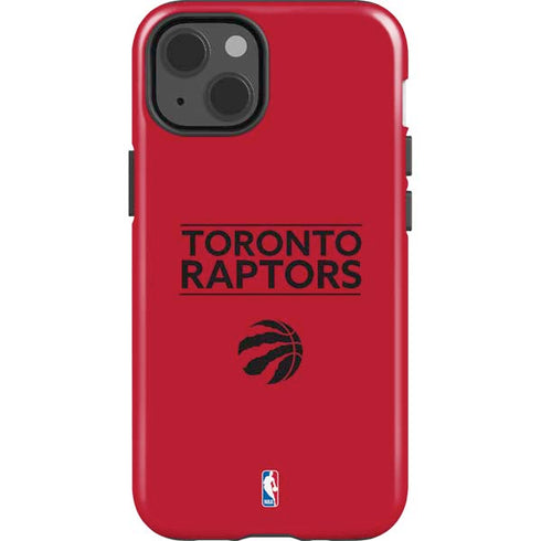 NBA Toronto Raptors Standard - Red iPhone 15 Impact Case