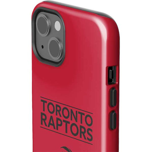 NBA Toronto Raptors Standard - Red iPhone 15 Impact Case