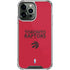NBA Toronto Raptors Standard - Red iPhone 15 Pro Max Clear Case