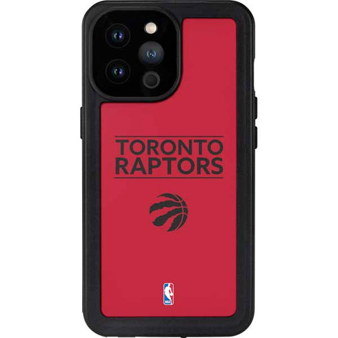 NBA Toronto Raptors Standard - Red iPhone 14 Pro Max Waterproof Case