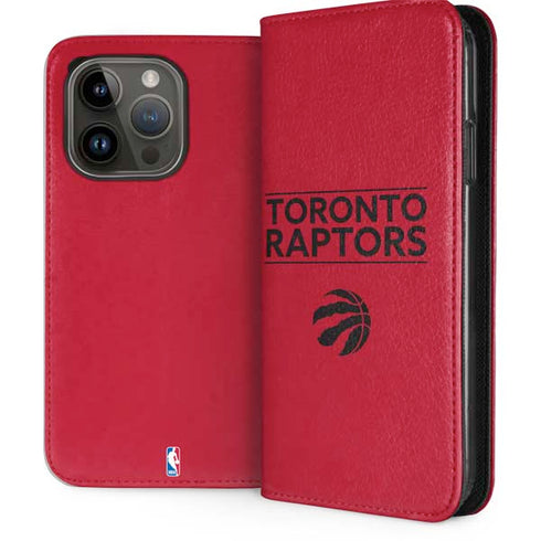 NBA Toronto Raptors Standard - Red iPhone 15 Pro Folio Case