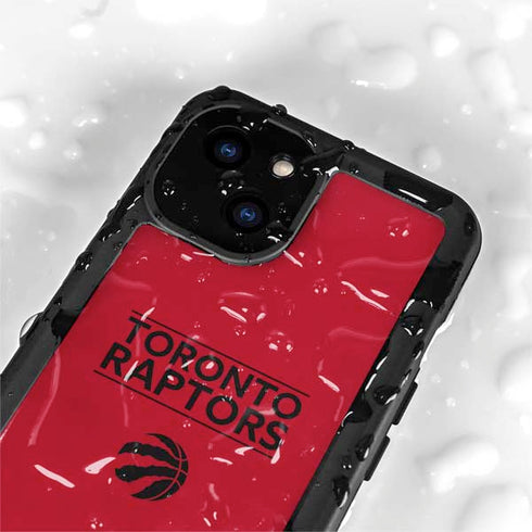 NBA Toronto Raptors Standard - Red iPhone 15 Waterproof Case