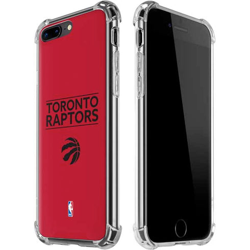 NBA Toronto Raptors Standard - Red iPhone 7/8 Plus Clear Case