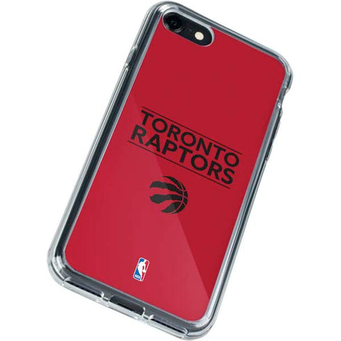 NBA Toronto Raptors Standard - Red iPhone SE (2nd & 3rd Gen) Clear Case
