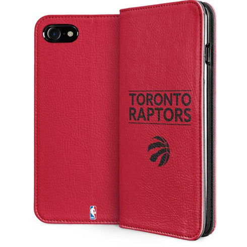 NBA Toronto Raptors Standard - Red iPhone SE (2nd & 3rd Gen) Folio Case