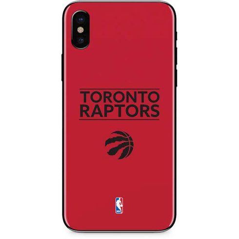 NBA Toronto Raptors Standard - Red iPhone X Skin