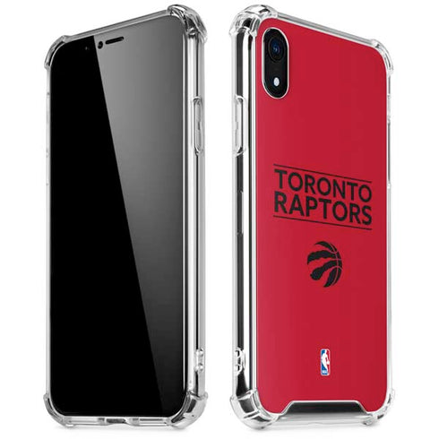 NBA Toronto Raptors Standard - Red iPhone XR Clear Case