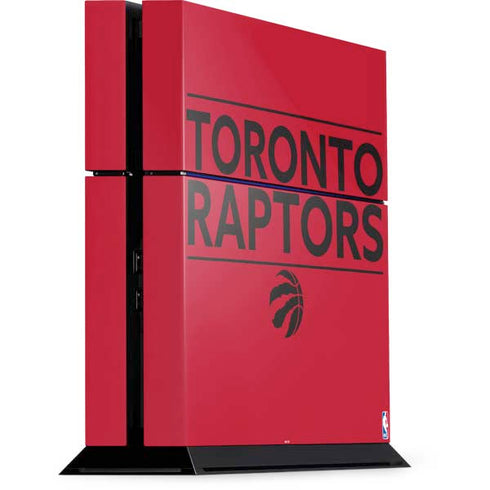 NBA Toronto Raptors Standard - Red PS4 Console Skin