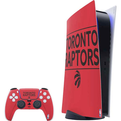 NBA Toronto Raptors Standard - Red PS5 Digital Edition Bundle Skin