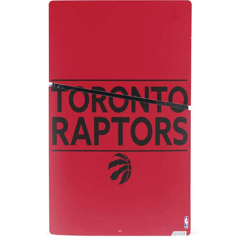 NBA Toronto Raptors Standard - Red PS5 Slim Digital Edition Console Skin