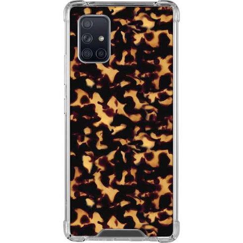 Tortoise Shell Galaxy A71 5G Clear Case