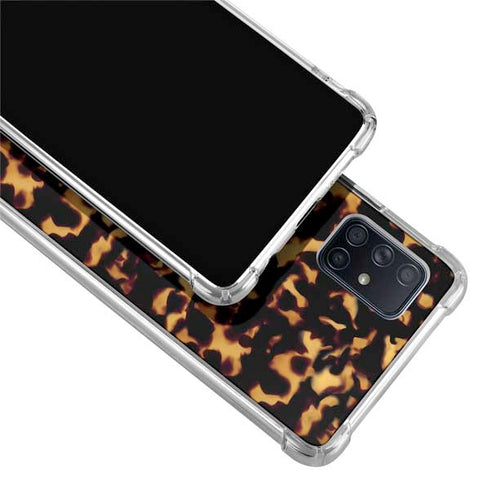 Tortoise Shell Galaxy A71 5G Clear Case