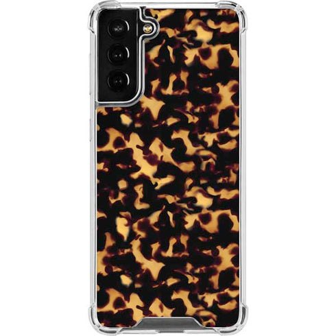 Tortoise Shell Galaxy S21 FE Clear Case