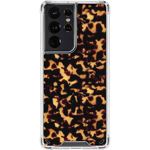 Tortoise Shell Galaxy S21 Ultra 5G Clear Case