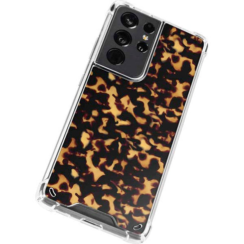Tortoise Shell Galaxy S21 Ultra 5G Clear Case