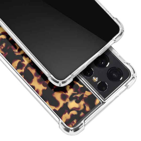 Tortoise Shell Galaxy S21 Ultra 5G Clear Case