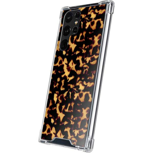 Tortoise Shell Galaxy S22 Ultra Clear Case