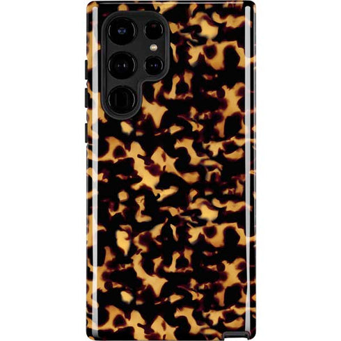 Tortoise Shell Galaxy S22 Ultra Pro Case