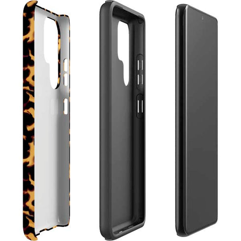 Tortoise Shell Galaxy S22 Ultra Pro Case